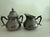 Metal 1950s Dutch Royal Holland 5 Piece Tea & Coffee Set with Salt & Pepper Shakers For Sale - Image 7 of 9
