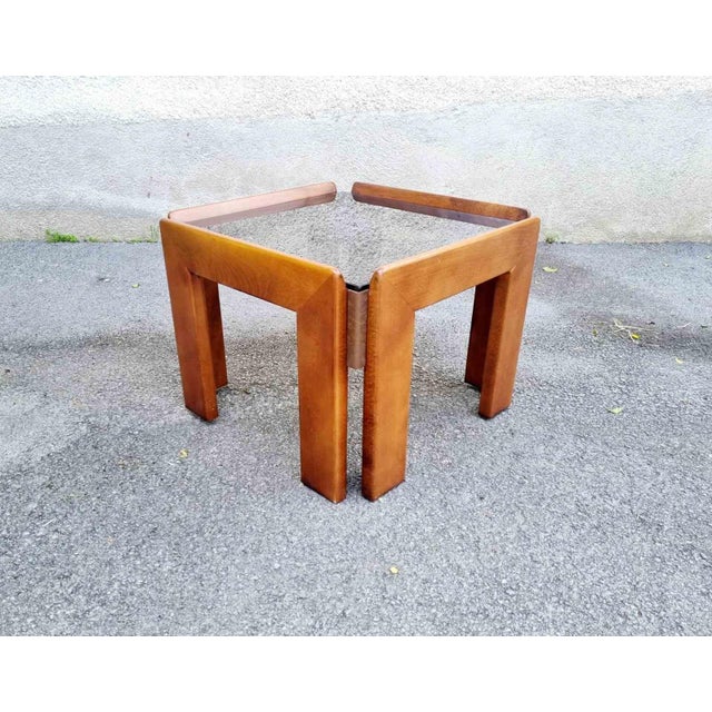 Italian Coffee Table by Afra and Tobia Scarpa, Italy, 1960s For Sale - Image 14 of 16