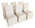 Upholstered Chairs with Removable Fabric Covers and Bow, Set of 6 For Sale