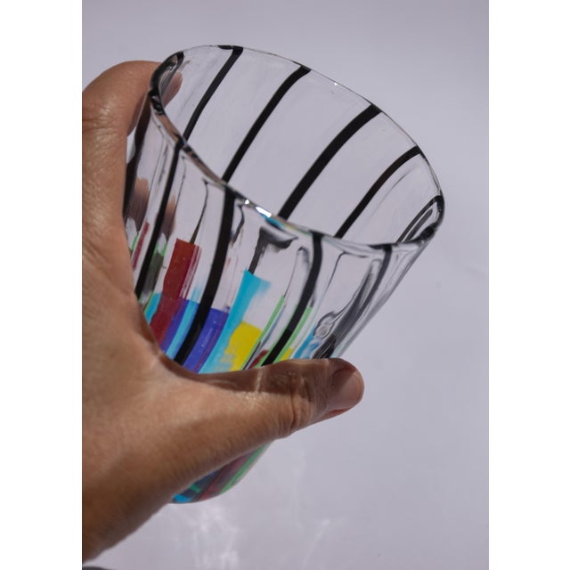 Murano Glasses by Mariana Iskra for Ribes Studio, Set of 6 For Sale - Image 10 of 12