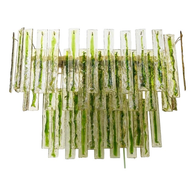 Murano Glass Wall Lamp from AV Mazzega, 1970s For Sale