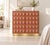 Terracotta Murano Glass 90-Sphere Cabinet with Low Brass Plinth from Justfurnituress SRL For Sale - Image 6 of 9