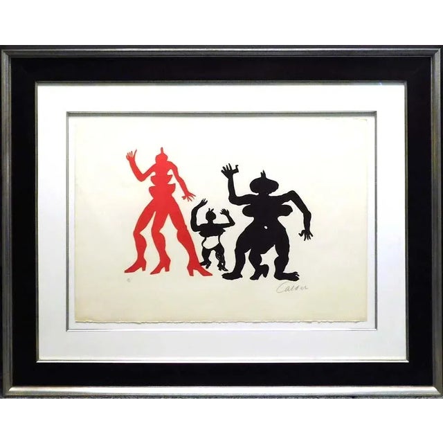 1970s 1970s Alexander Calder "Les Folles De Suche" Hand Signed Lithograph For Sale - Image 5 of 5