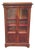 Louis Philippe Display Cabinet in Mahogany and Mahogany Veneer, 1800s For Sale