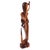 Vintage African Sculpture in Lacquered Wood, 1920s For Sale - Image 10 of 10