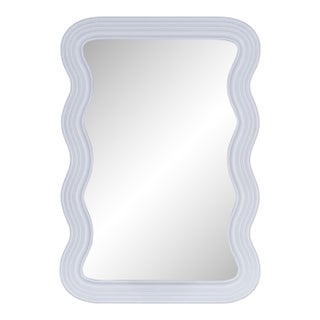 Frances White Wall Mirror For Sale