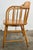 Vintage MCM Wood Bankers Chair For Sale - Image 4 of 12