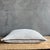 Traditional Otis Belgian Snow Linen Pillow 22 X 22 With Down Insert For Sale - Image 3 of 5