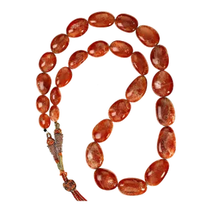 Graduated African Sunstone Necklace