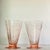 1930s Tiffin Franciscan Etched Pink Optic Glass Juice Glasses-a Pair For Sale - Image 4 of 10