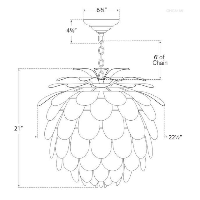 Modern Chapman & Myers for Visual Comfort Signature Cynara Medium Chandelier in Gild For Sale - Image 3 of 3