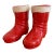 Vintage 1930s Pair of Santa Boot Candy Holders Made in Germany For Sale