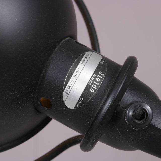 Vintage French Table Clamp Lamp in Black Metal, 1950s For Sale - Image 16 of 17