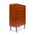 Mid-Century Modern Vintage Danish Mid-Century Teak 7 Drawer Tallboy Dresser 1960s For Sale - Image 3 of 10