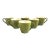 Green and White Ceramic Mugs - Set of 6 For Sale