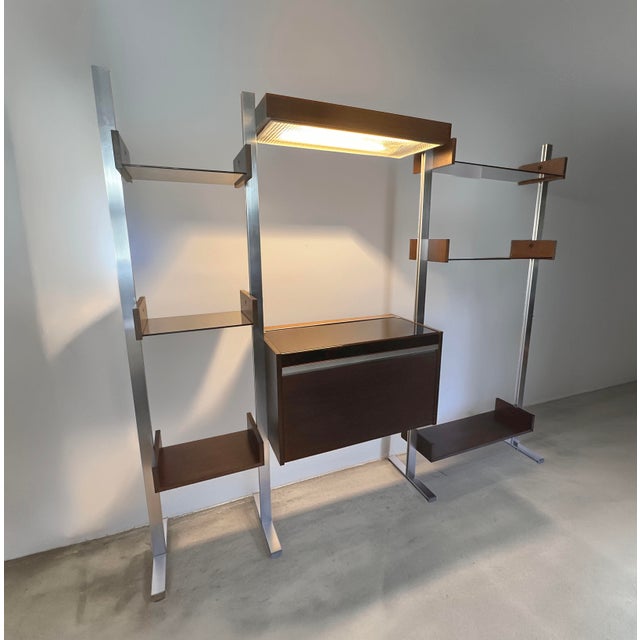 Brown ML80 Modular Wall System by Michel Ducaroy for Ligne Roset, France, 1970s For Sale - Image 8 of 8