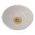 Early 21st Century White Minimalist Bathroom Sink Made, Ceramic Undermount Basin For Sale