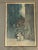 Green 1930s Hiroshi Yoshida Signed Japanese Woodblock Print Misty Day in Nikko, With Seal For Sale - Image 8 of 10