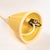 Yellow Cellulose Pendant Lamp by A.R.P and Rotaflex, 1970s For Sale - Image 5 of 10