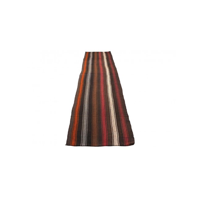 Vintage handwoven decorative kilim rug from Afyon region of Turkey. Approximately 50-60 years old. In very good condition....