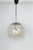 1970s Large Chrome with Clear Glass Ball Pendant from Limburg, Germany, 1970s For Sale - Image 5 of 7