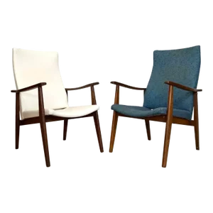1960’s Mid-Century Modern Lounge Armchairs - a Pair