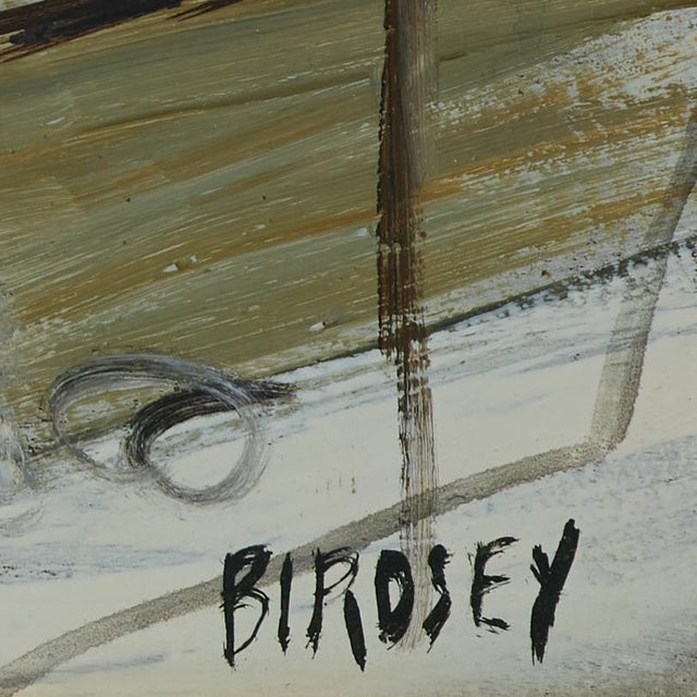 Alfred Birdsey Vintage Bermuda Bayscape Painting For Sale - Image 9 of 10