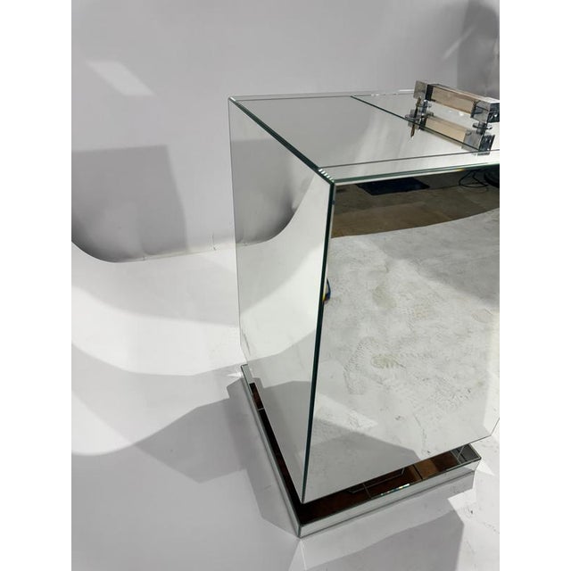 Art Deco Mirrored Cocktail Cabinet Bar, 1930 For Sale - Image 11 of 14