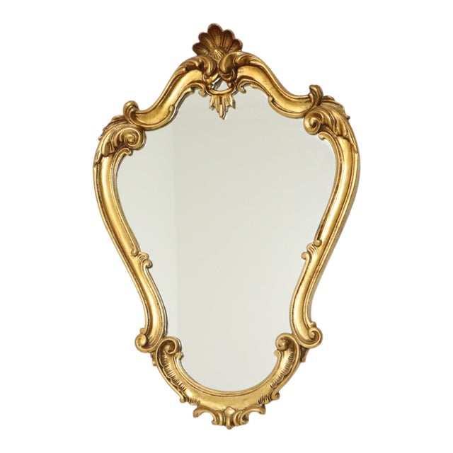 Baroque French Crested Mirror, 1950s For Sale - Image 18 of 18