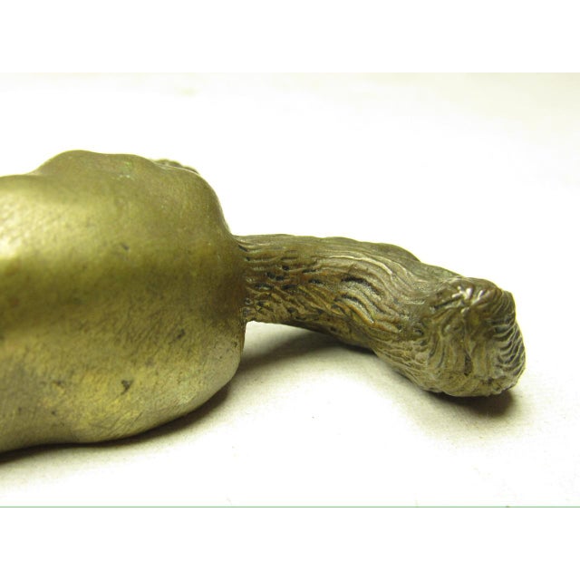 Antique Bronze Poodle Figurine For Sale - Image 9 of 11