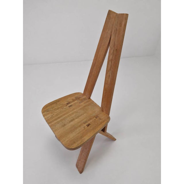 Model S45 Chlacc Wood Chair by Pierre Chapo, 1979 For Sale - Image 6 of 18
