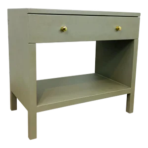 Made Goods Modern Light Gray Maris Nightstand