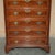 Burr Walnut Tallboy Chest of 10 Drawers For Sale - Image 9 of 18