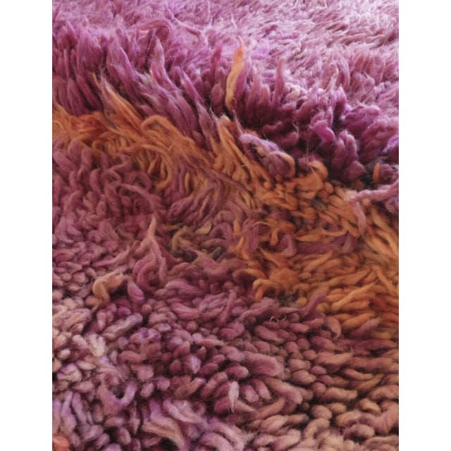 Moroccan Shaggy Beni MGuild Moroccan Rug - 10.7 X 6.4 Ft For Sale - Image 3 of 8