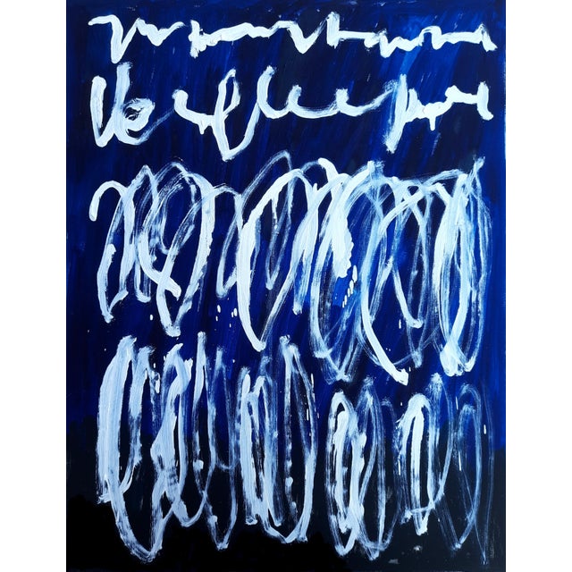 Abstract Original Oil Painting inspired by Cy Twombly. Oil on canvas grain Fine Art paper. Original artwork by Diane...