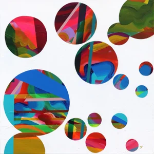 "Reflections Through the Looking Glass No. 9" Contemporary Original Abstract Painting by Shiri Phillips