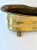 Rectangular Brass Planter or Jardiniere with Curved Edging and Lion Paw Feet For Sale - Image 4 of 7