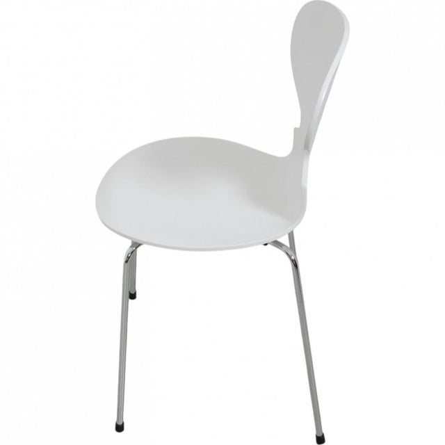 White Ant Chairs by Arne Jacobsen, Set of 6 For Sale - Image 13 of 18
