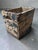 Antique Hubbard's Wire Sewed Wood Folding Box Crate For Sale - Image 4 of 13