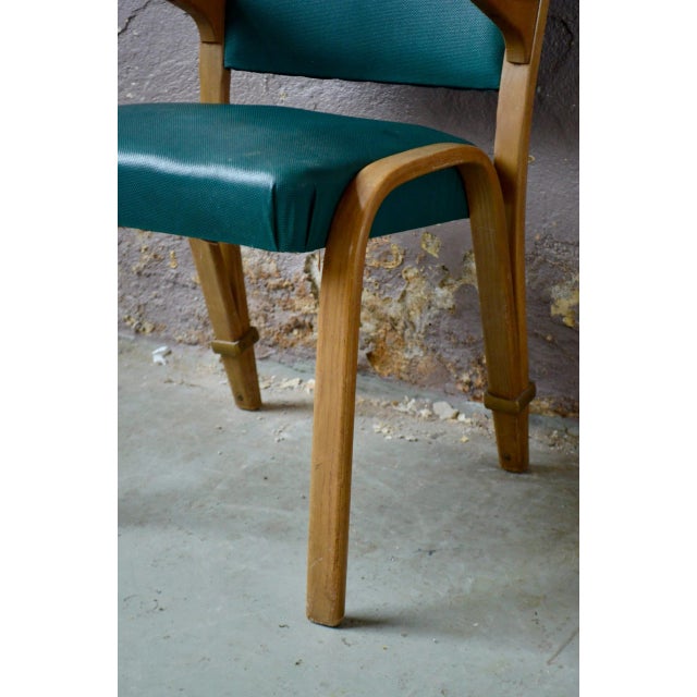 1950s Bow Wood Lounge Chair from Steiner, 1950s For Sale - Image 5 of 16
