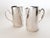 Art Deco Vintage Hotel Silver Serving Pitchers by d.w. Haber & Sons, New York, a Pair For Sale - Image 3 of 8