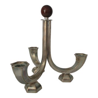 Art Deco Tripod Style Candle Holder or Candelabra For Sale