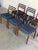 1960s In Style of J.l. Moller Set of 6 Model 78 Dining Chairs Solid Rosewood Denmark Mid-Century Modern 1960s For Sale - Image 5 of 15