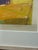 This vibrant abstract 1990 painting by Francine Matarazzo is a dynamic exploration of bold, contrasting colors and...