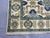 Cream and Blue Chobi Wool Rug, 3'10" X 5'4" For Sale - Image 11 of 13