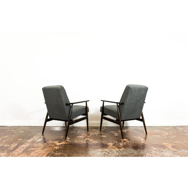 1960s Vintage Armchairs by H. Lis, Poland, 1960s, Set of 2 For Sale - Image 5 of 14