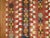 One of a kind hand-woven Turkish Kilim intermediate size Kilim from the middle of the 20th century.