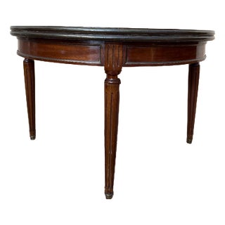 Louis XVI Style Mahogany Half-Moon Games Table For Sale