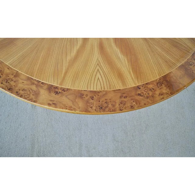 Art Deco Golden Elm Table, 1930s For Sale - Image 3 of 15