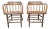 1980s Vintage Arts & Crafts Windsor Oak Wood Chairs- a Pair For Sale